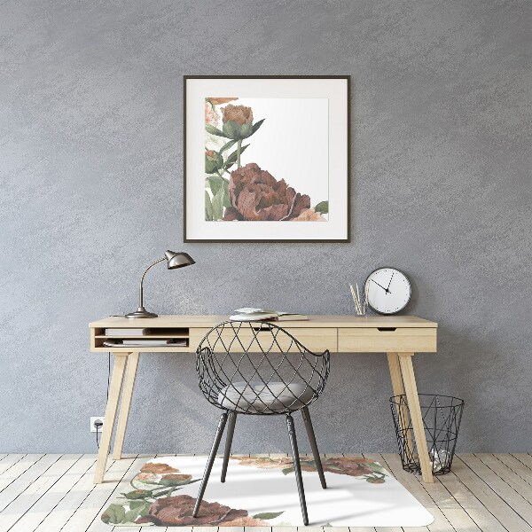Tappeto salvapavimento Peonie Vintage