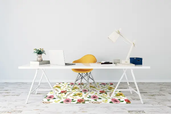 Tappeto salvapavimento Fiori Ad Acquerello