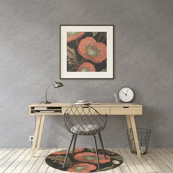 Tappeto salvapavimento Fiori Retrò