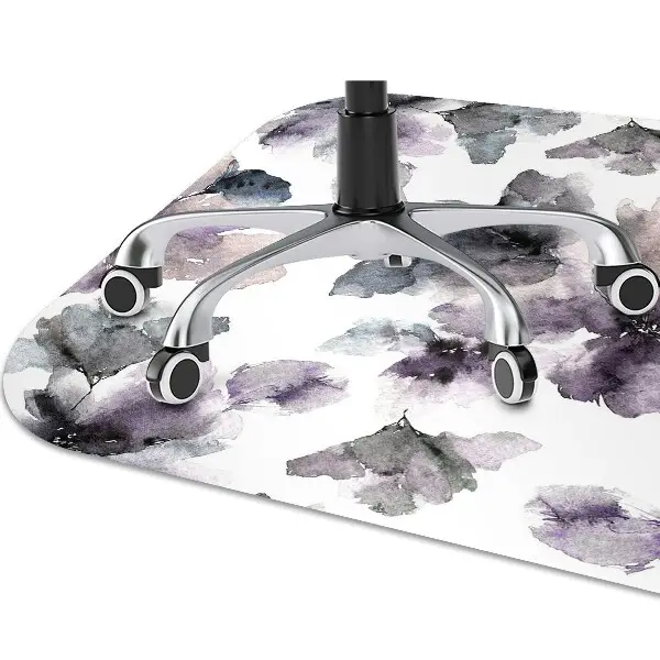 Tappeto per sedia con ruote Fiori Scuri