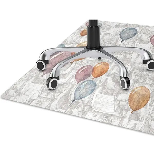Tappeto per sedia con ruote Palloncini E Case