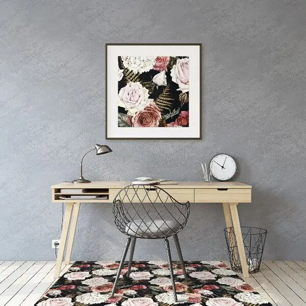 Tappeto salvapavimento Fiori Barocchi