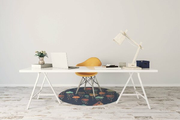 Tappeto per sedia con ruote Case Colorate