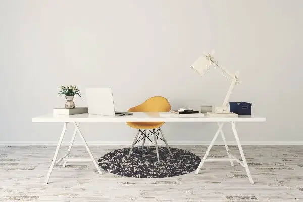 Tappeto per sedia con ruote Pattern Floreale