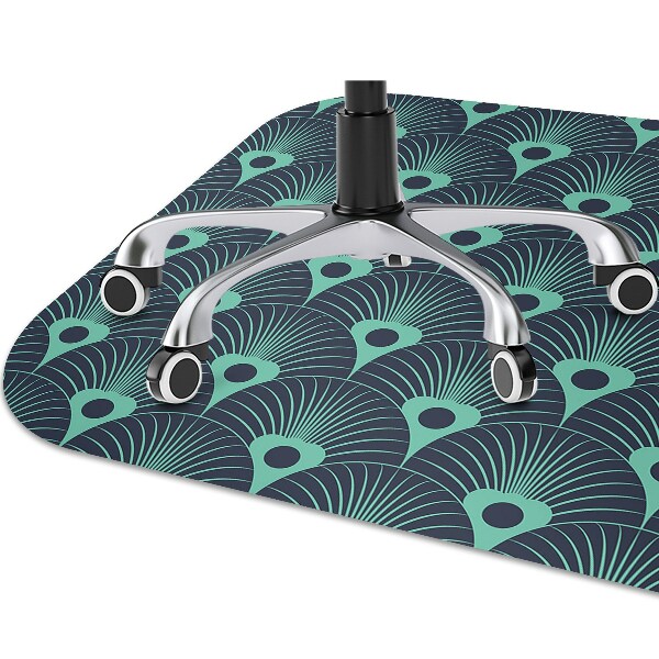 Tappeto per sedia con ruote Design Al Neon