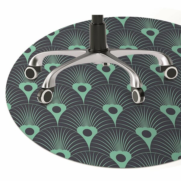 Tappeto per sedia con ruote Design Al Neon