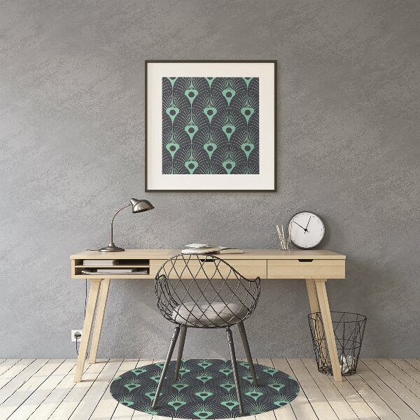 Tappeto per sedia con ruote Design Al Neon