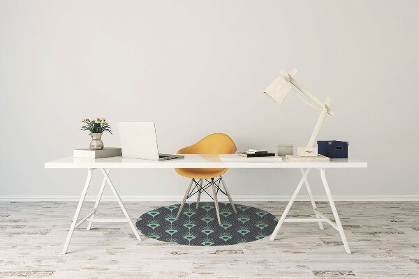 Tappeto per sedia con ruote Design Al Neon