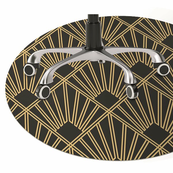 Tappeto per sedia con ruote Stile Art Deco