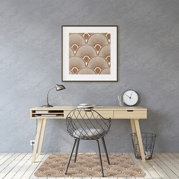 Tappeto per sedia con ruote Stile Art Deco