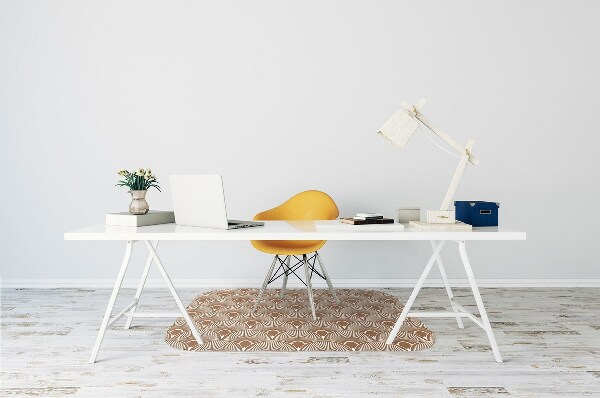 Tappeto per sedia con ruote Stile Art Deco