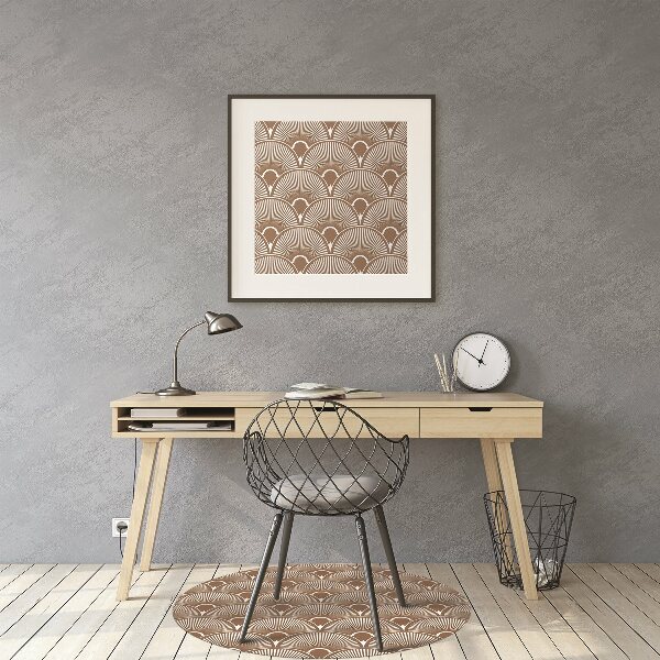 Tappeto per sedia con ruote Stile Art Deco