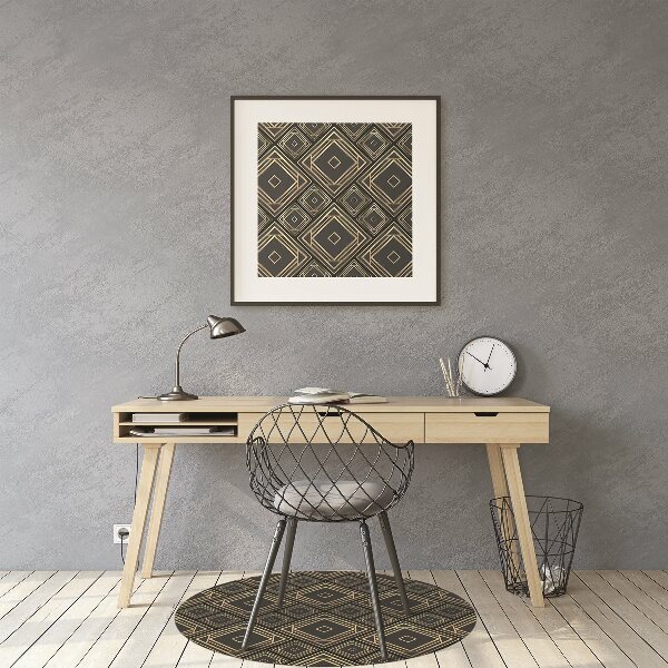 Tappeto sedia ufficio Illusione Geometrica