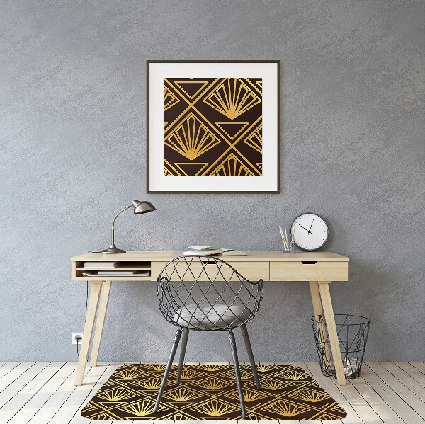 Tappeto per sedia con ruote Stile Art Deco