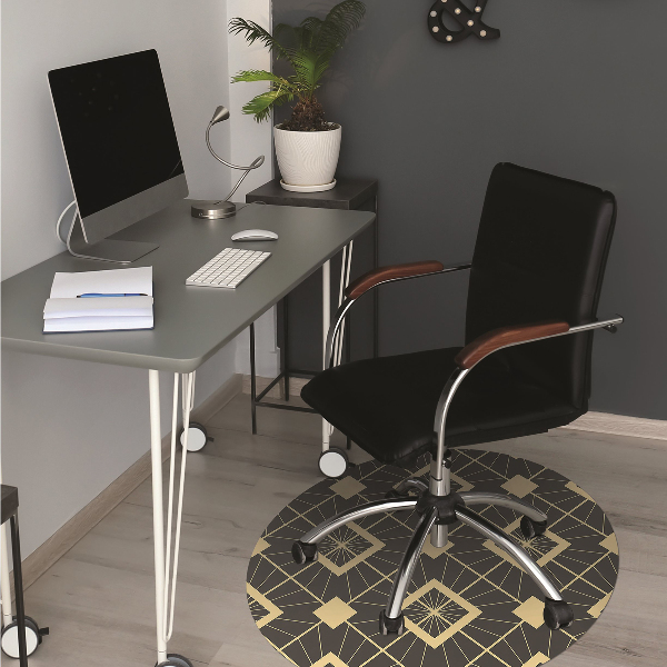 Tappeto per sedia con ruote Pattern Retrò