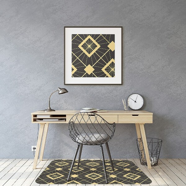 Tappeto per sedia con ruote Pattern Retrò