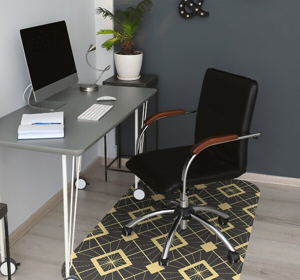 Tappeto per sedia con ruote Pattern Retrò