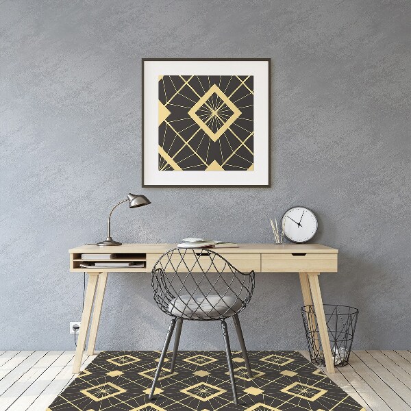 Tappeto per sedia con ruote Pattern Retrò