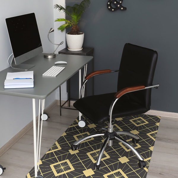 Tappeto per sedia con ruote Pattern Retrò