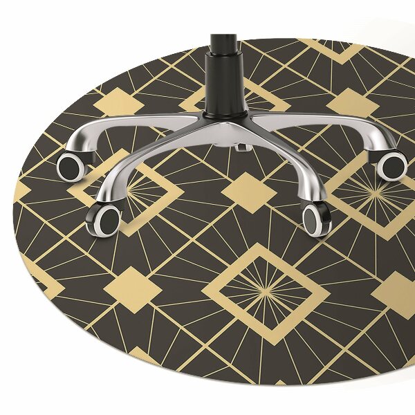 Tappeto per sedia con ruote Pattern Retrò