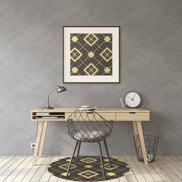Tappeto per sedia con ruote Pattern Retrò