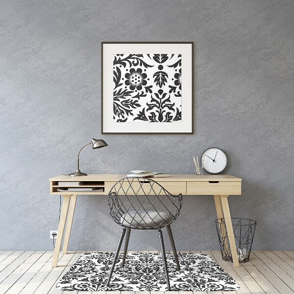 Tappeto per sedia con ruote Pattern Floreale