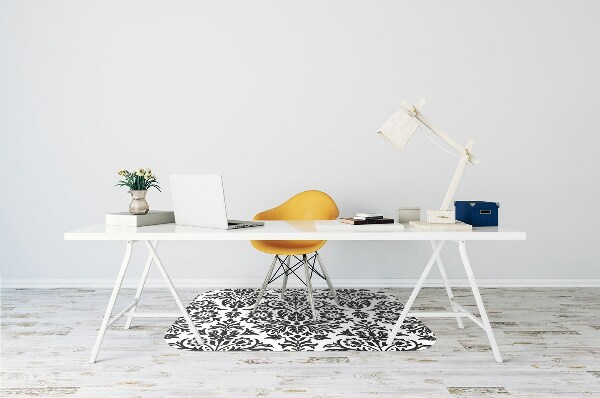 Tappeto per sedia con ruote Pattern Floreale