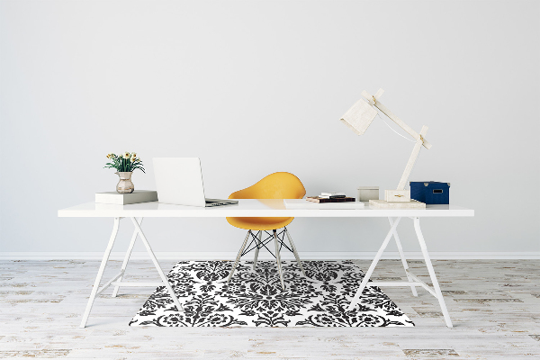 Tappeto per sedia con ruote Pattern Floreale
