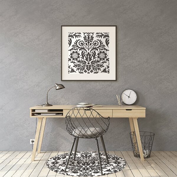 Tappeto per sedia con ruote Pattern Floreale