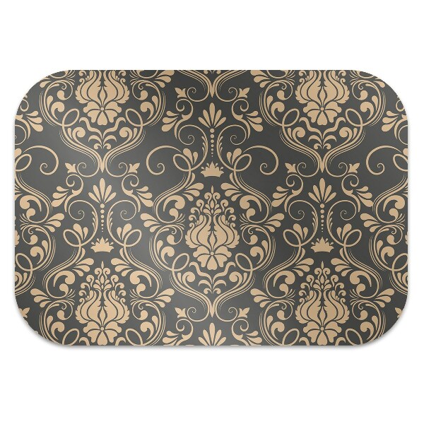 Tappeto per sedia con ruote Ornamento Dorato