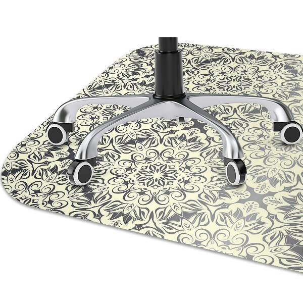 Tappeto per sedia con ruote Pattern Floreale