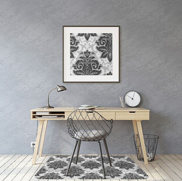 Tappeto per sedia con ruote Pattern Grigio