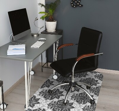 Tappeto per sedia con ruote Pattern Grigio