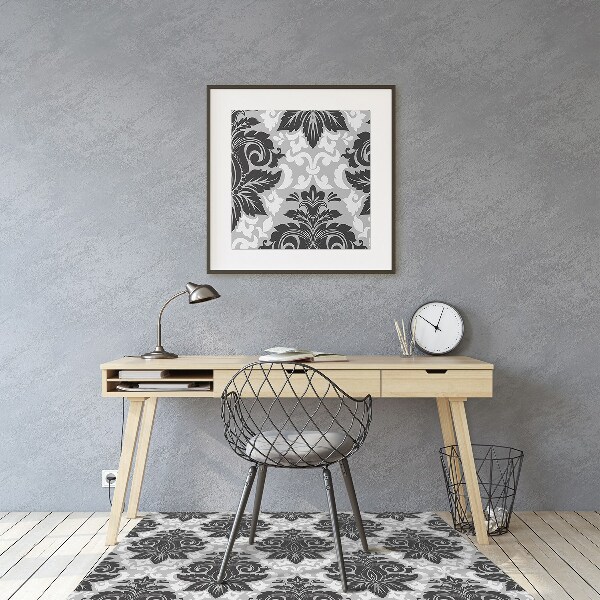 Tappeto per sedia con ruote Pattern Grigio
