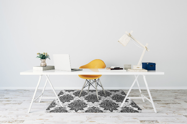 Tappeto per sedia con ruote Pattern Grigio