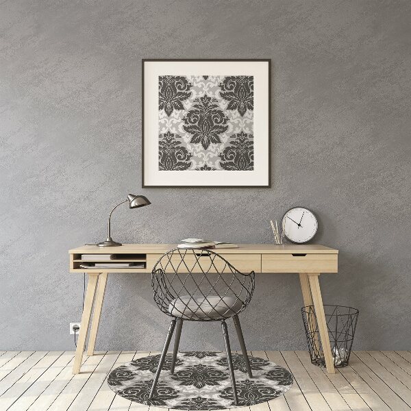 Tappeto per sedia con ruote Pattern Grigio
