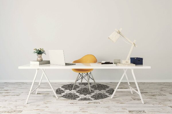 Tappeto per sedia con ruote Pattern Grigio