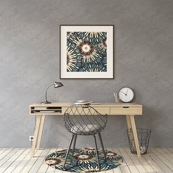 Tappeto per sedia con ruote Bella Mandala