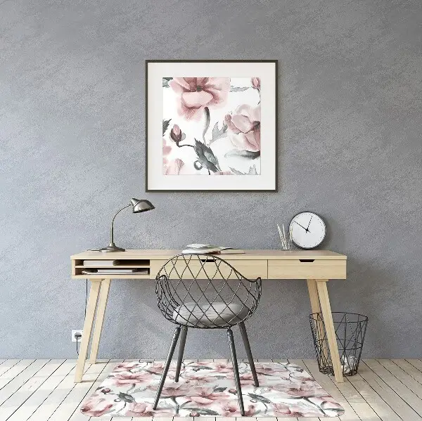 Tappeto per sedia con ruote Immagine Floreale