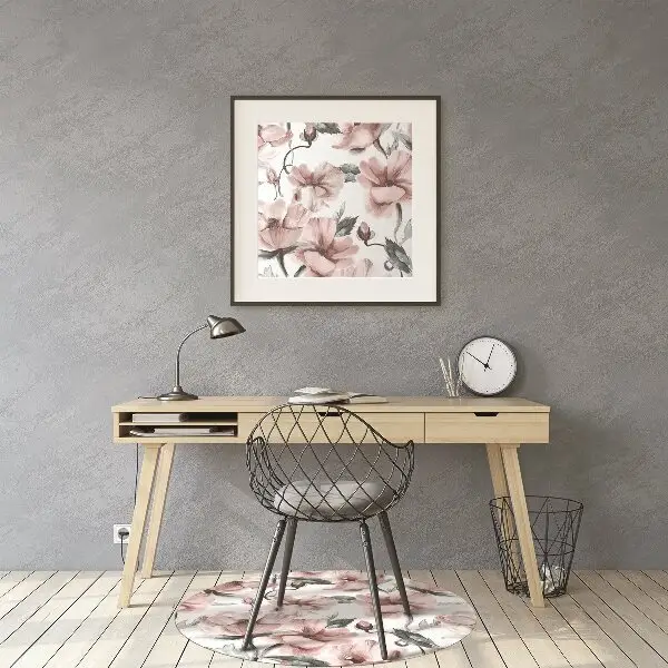 Tappeto per sedia con ruote Immagine Floreale