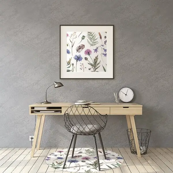 Tappeto per sedia con ruote Fiori Dal Prato