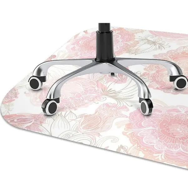Tappeto per sedia con ruote Pattern Floreale