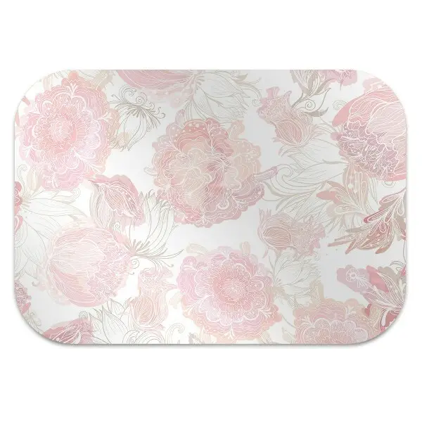 Tappeto per sedia con ruote Pattern Floreale