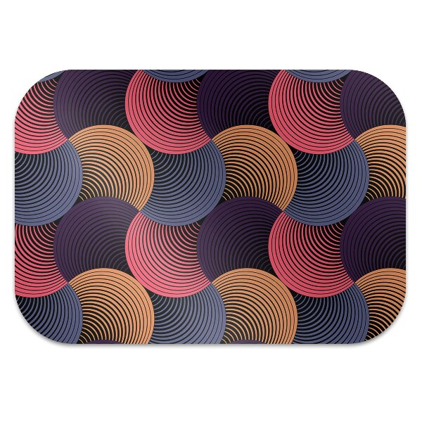 Tappeto per sedia con ruote Modello Colorato