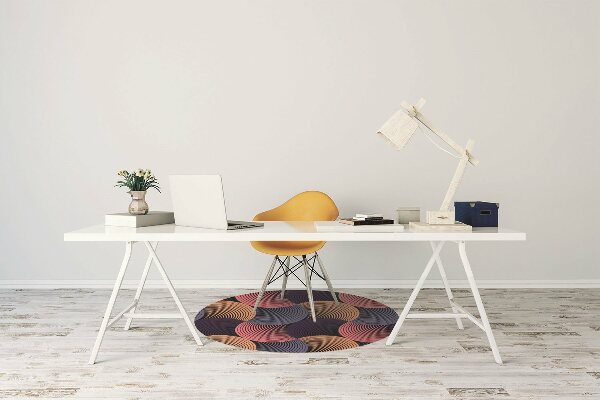 Tappeto per sedia con ruote Modello Colorato