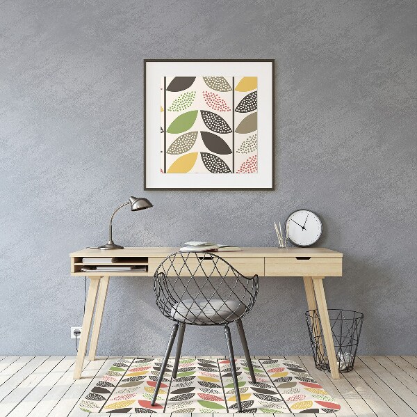 Tappeto per sedia con ruote Modello Colorato