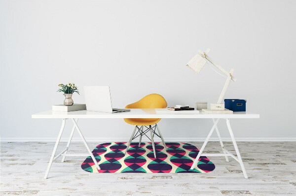 Tappeto per sedia con ruote Modello Colorato
