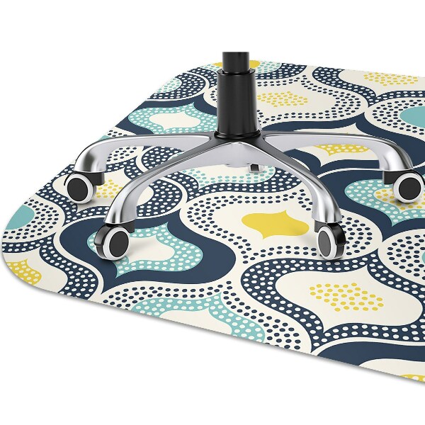 Tappeto per sedia con ruote Dots Doodle