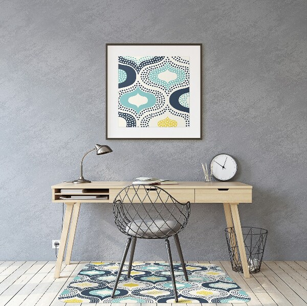 Tappeto per sedia con ruote Dots Doodle