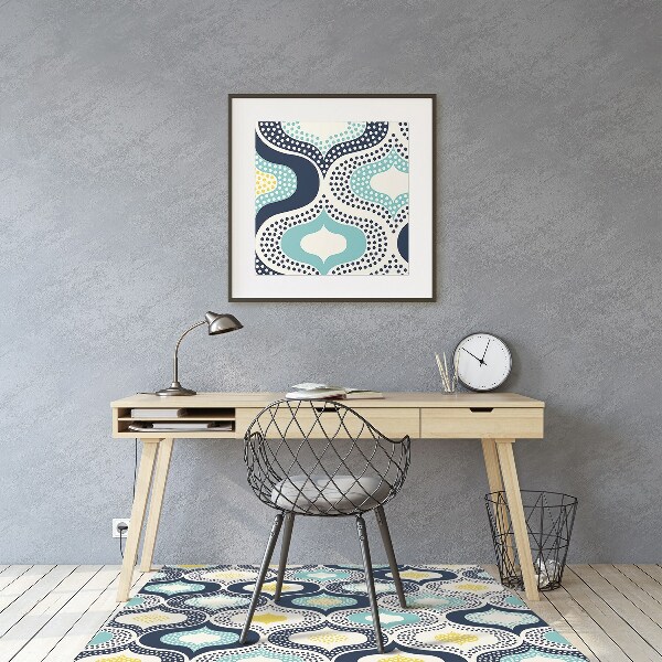 Tappeto per sedia con ruote Dots Doodle